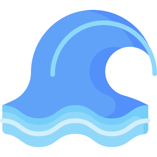 ícono olas
